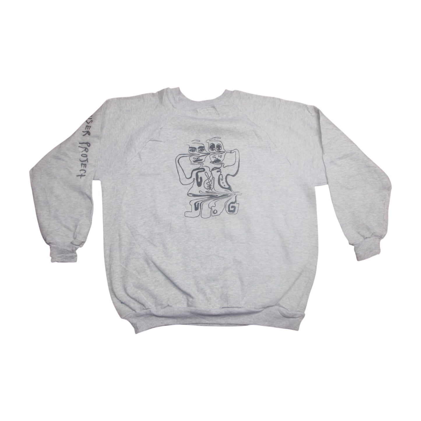 Screenprint Graphic Pullover Jumper (L)