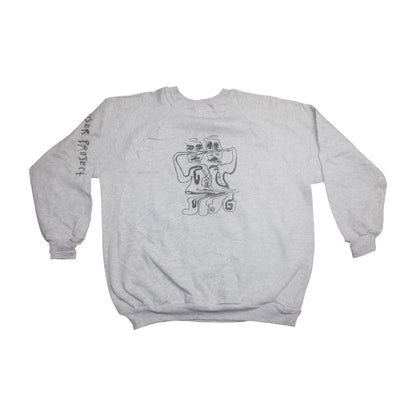Screenprint Graphic Pullover Jumper (L)
