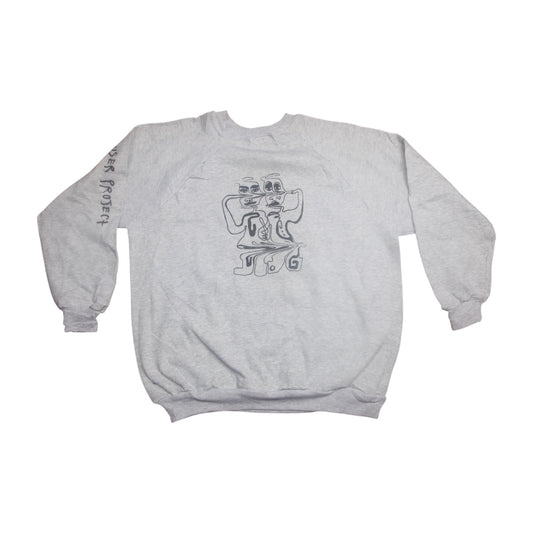 Screenprint Graphic Pullover Jumper (L)