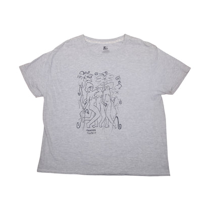 Upcycled Preloved Graphic Screenprint T-Shirt (L)