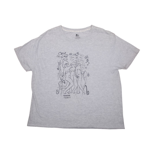 Upcycled Preloved Graphic Screenprint T-Shirt (L)