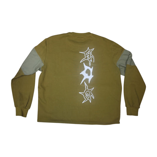 Graphic Reworked Pullover Jumper (M)