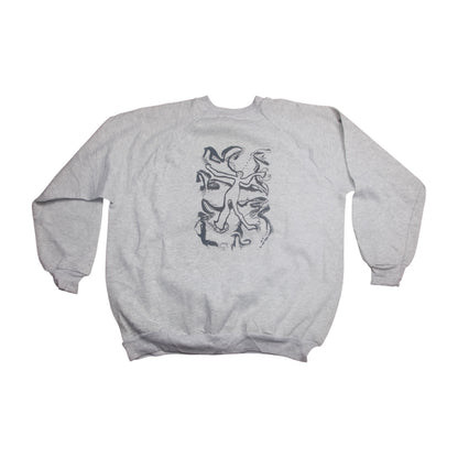 Screenprint Graphic Pullover Jumper (L)