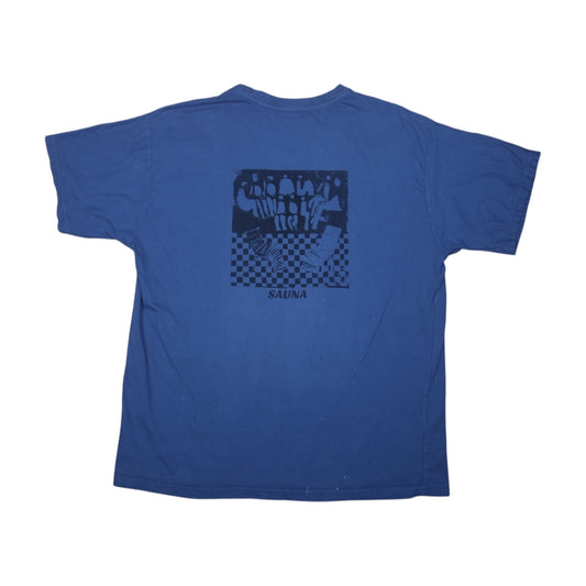 Upcycled Graphic Screenprint T-Shirt (L)