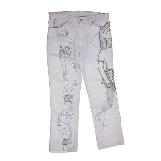 Levi's Hand Painted Trousers