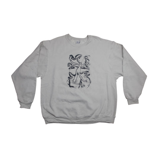 Screenprint Graphic Pullover Jumper (XL)