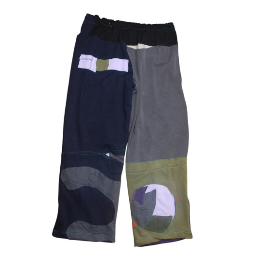 Patchwork Reworked Tracksuit Trousers (XL)