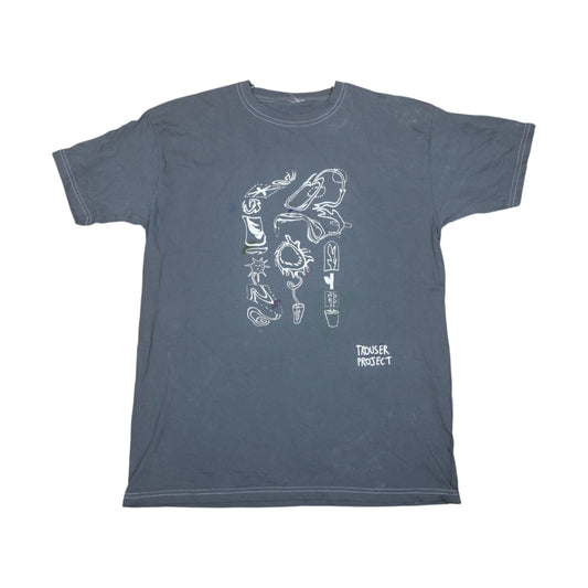Upcycled Graphic Screenprint T-Shirt (M)