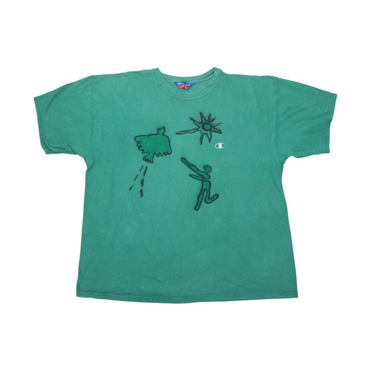 Sustainable Upcycled Graphic Screenprint T-Shirt (XXL)