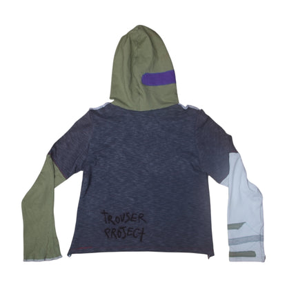 Reworked Hooded Long Sleeve Baby Tee (UK12)