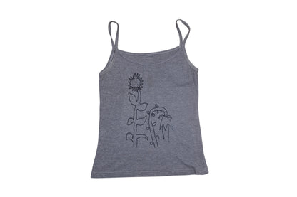 Upcycled Spaghetti Strap Vest (UK8)