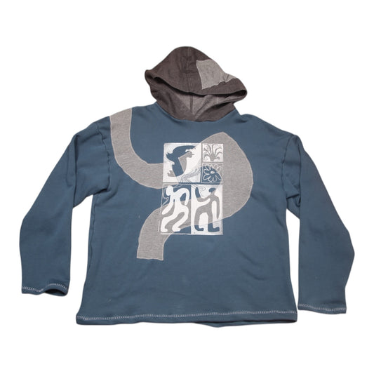 Upcycled Graphic Hoodie (L)