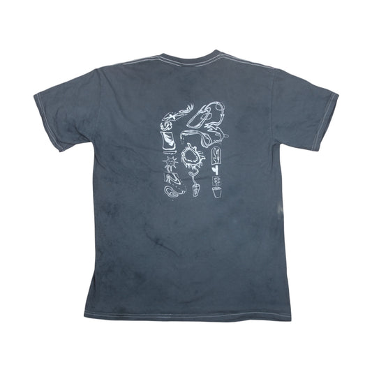 Upcycled Graphic Screenprint T-Shirt (M)