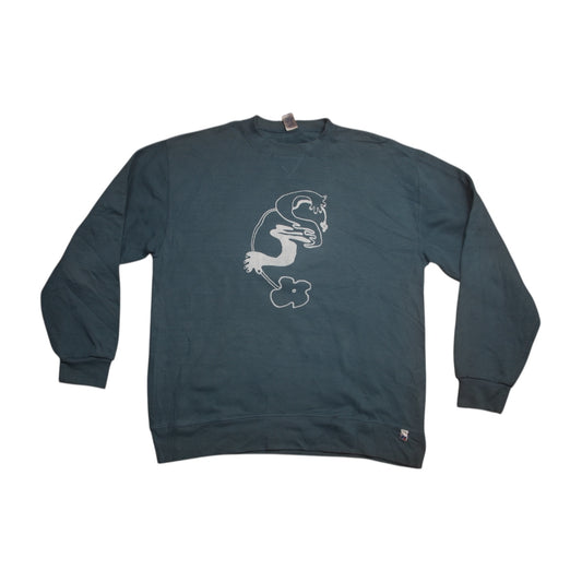 Screenprint Graphic Pullover Jumper (L)