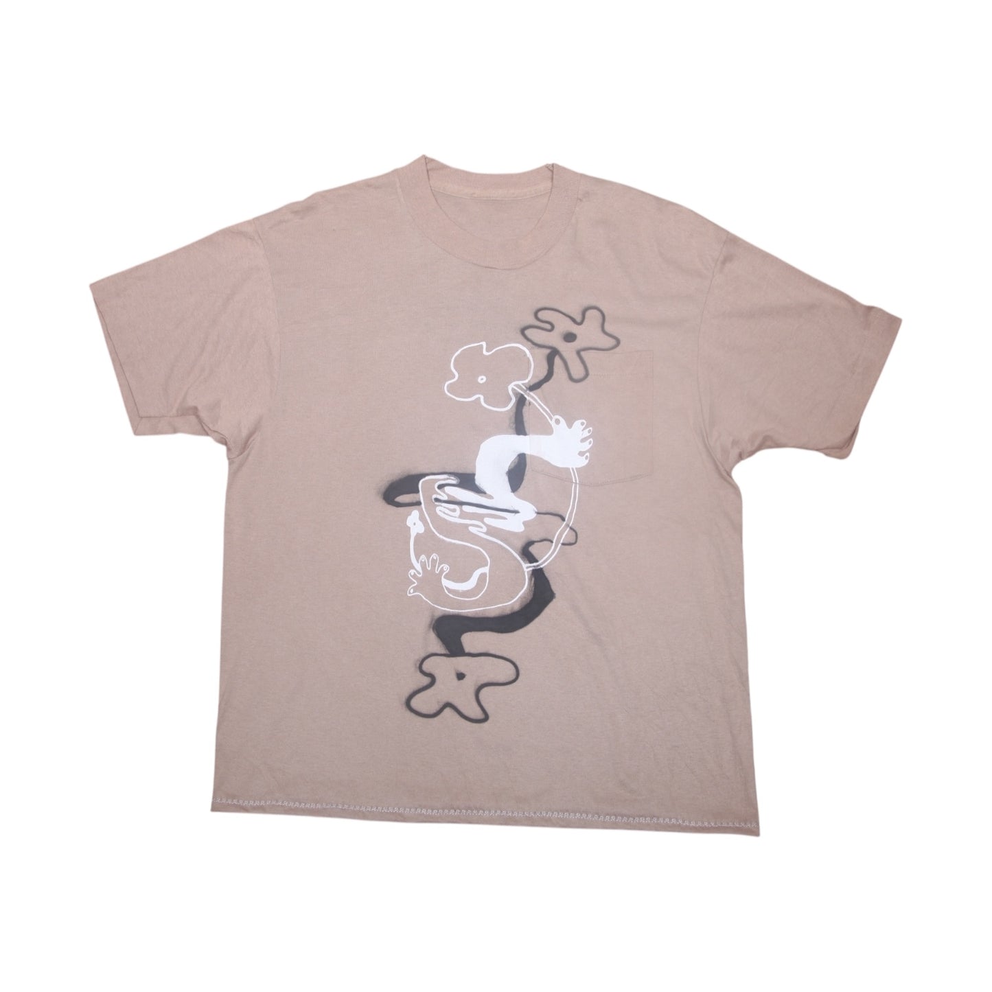 Upcycled Preloved Graphic Screenprint T-Shirt (L)