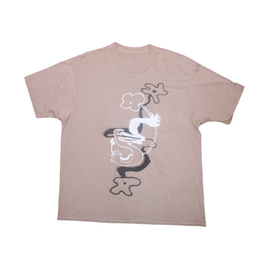 Upcycled Preloved Graphic Screenprint T-Shirt (L)