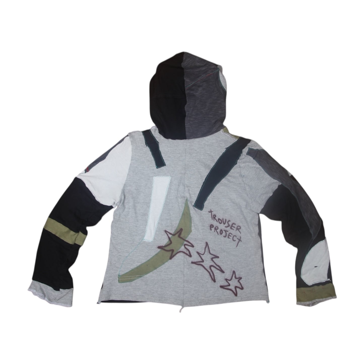 Reworked Hooded Long Sleeve Baby Tee (UK12)