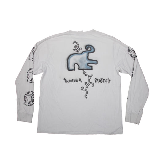 Sustainable Upcycled Graphic Screenprint T-Shirt (L)