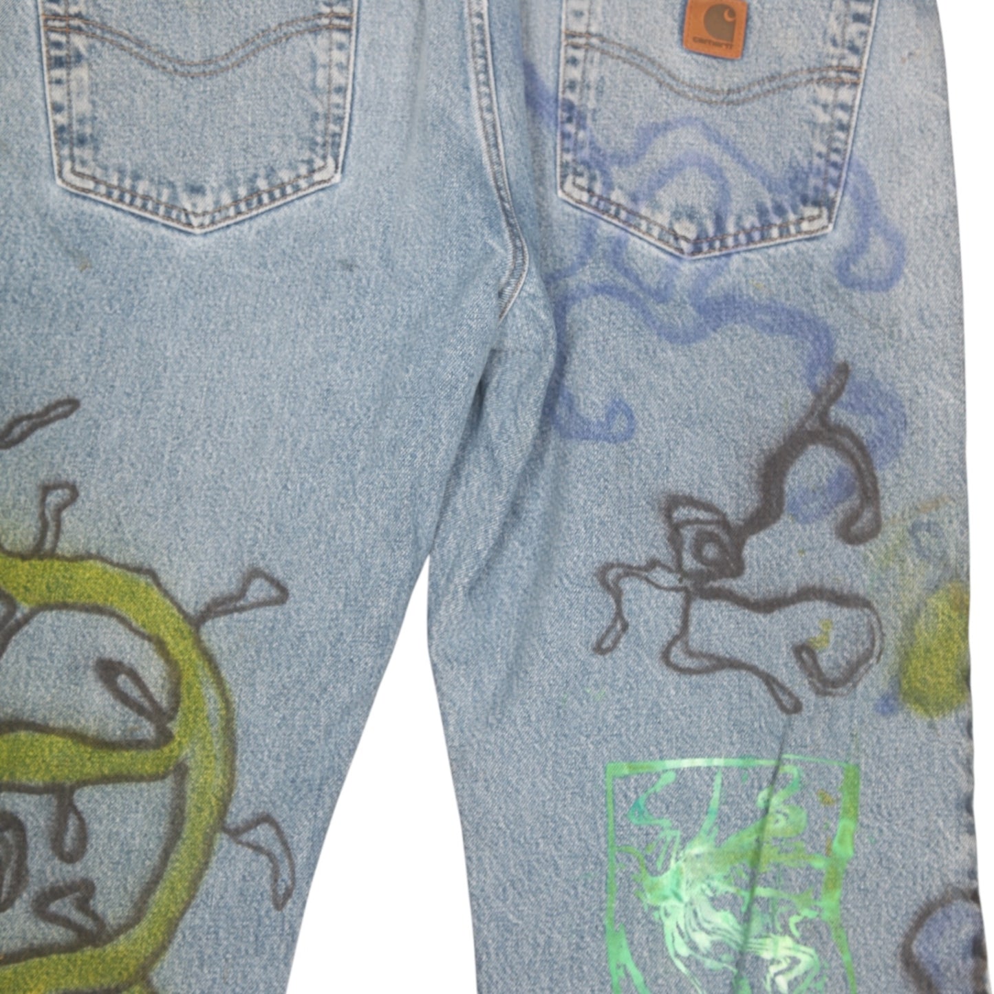 Vintage Carhartt Jeans Reworked and Upcycled