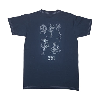 Upcycled Graphic Screenprint T-Shirt (S)