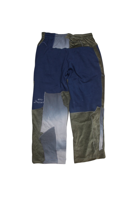 Patchwork Reworked Tracksuit Trousers (M)