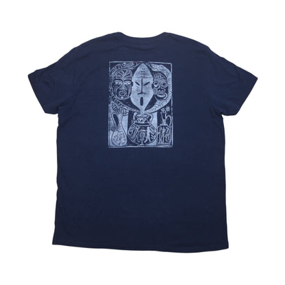 Upcycled Pre-Loved Graphic Screenprint T-Shirt (L)