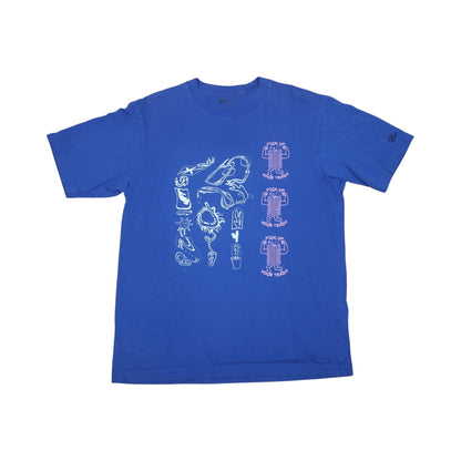 Upcycled Graphic Screenprint T-Shirt (L)