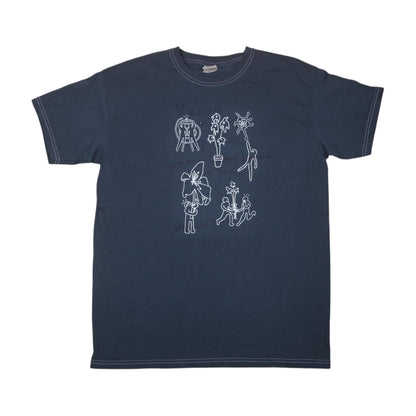 Upcycled Graphic Screenprint T-Shirt (M)
