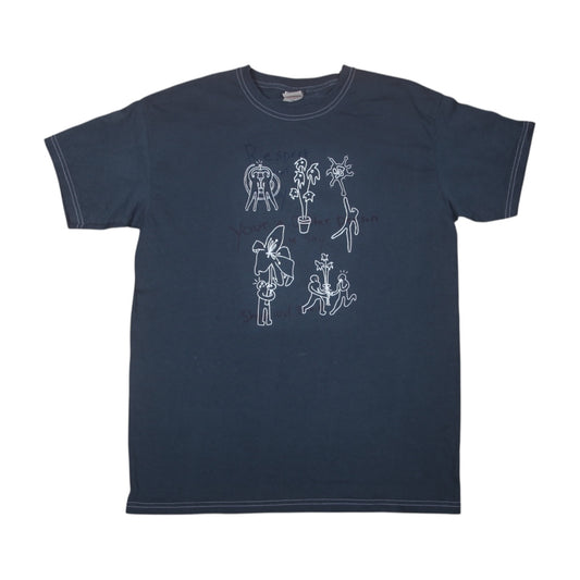 Upcycled Graphic Screenprint T-Shirt (M)