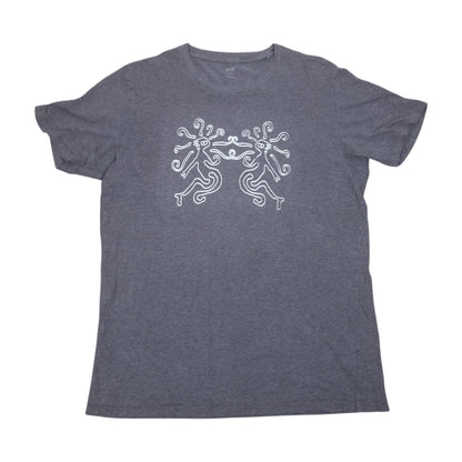 Screenprint Grey Short Sleeve T-Shirt (L)