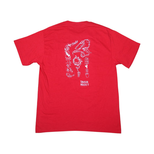 Upcycled Graphic Screenprint T-Shirt (L)