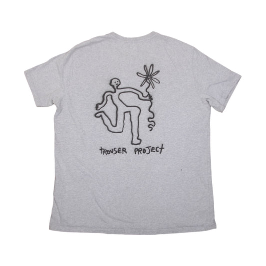 Sustainable Upcycled Graphic Screenprint T-Shirt (L)