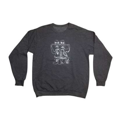 Screenprint Graphic Pullover Jumper (M)