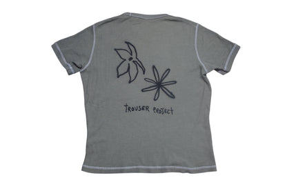 Short Sleeve Graphic Screenprint Upcycled T-Shirt (L)