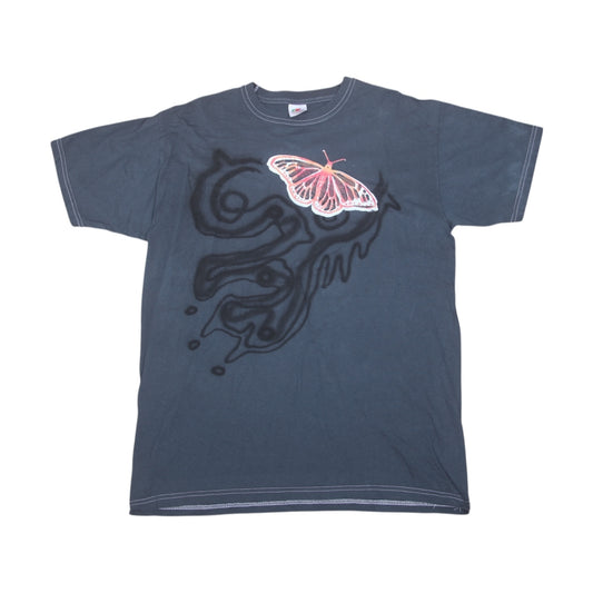 Screenprint Upcycled Graphic Short Sleeve T-Shirt (L)