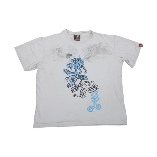 Sustainable Upcycled Graphic Screenprint T-Shirt (XL)