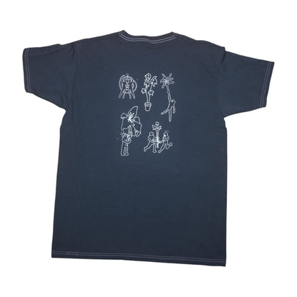Upcycled Graphic Screenprint T-Shirt (M)
