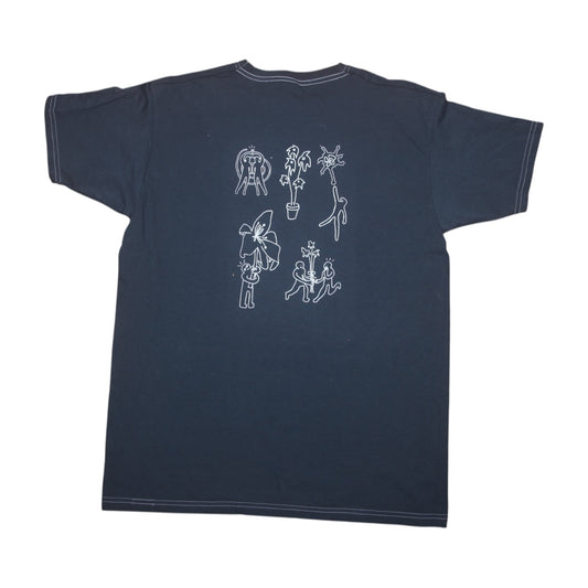 Upcycled Graphic Screenprint T-Shirt (M)