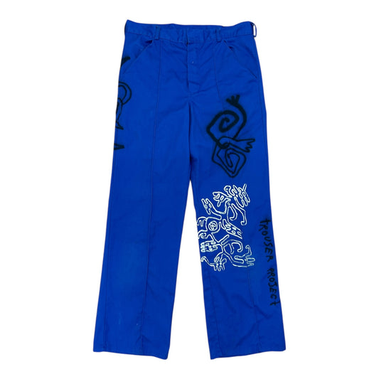 Upcycled Blue Worker Trousers (W32)