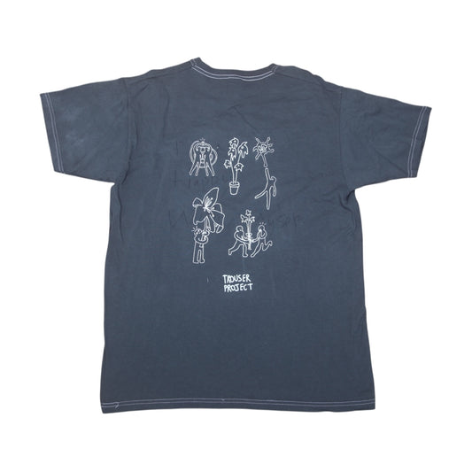 Screenprint Upcycled Graphic Short Sleeve T-Shirt (L)