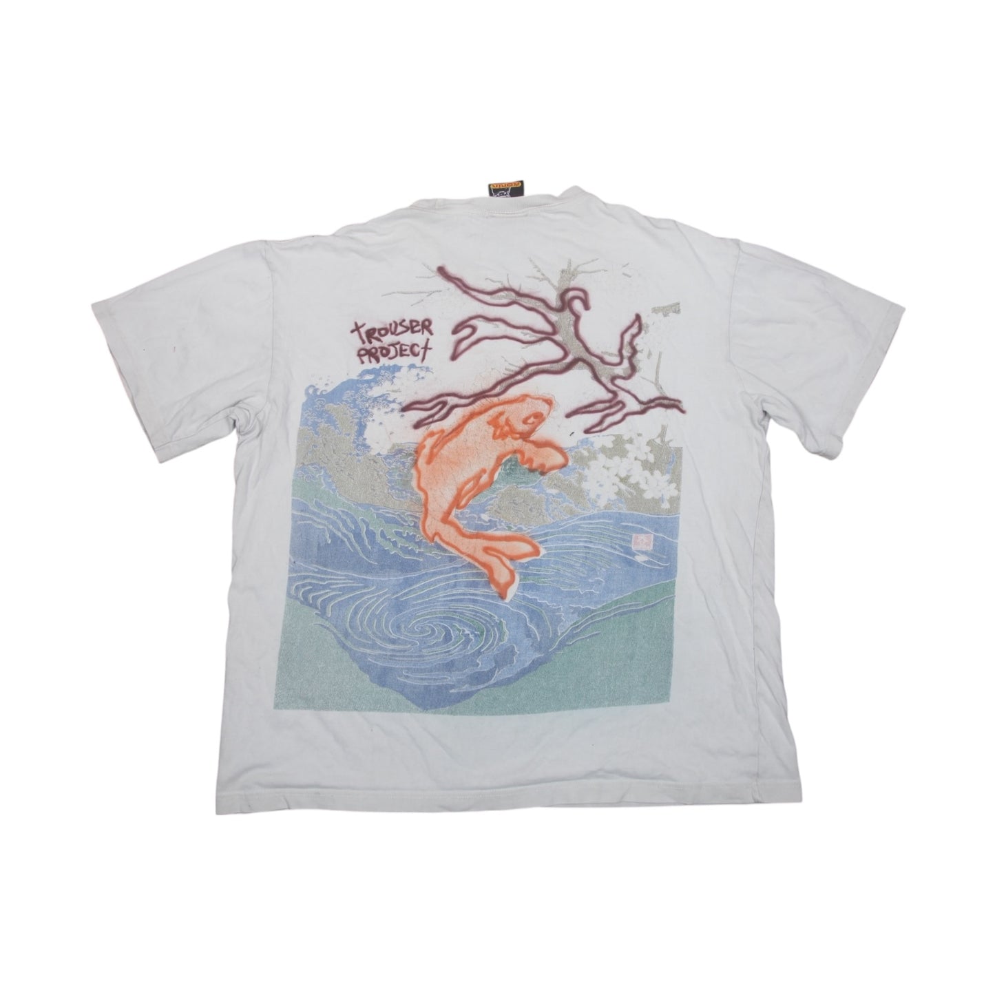 Sustainable Upcycled Graphic Screenprint T-Shirt (XL)