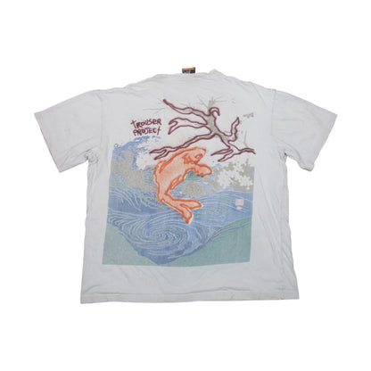 Sustainable Upcycled Graphic Screenprint T-Shirt (XL)