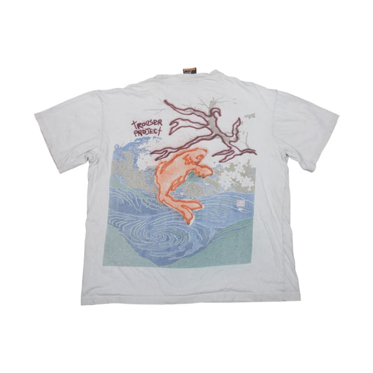 Sustainable Upcycled Graphic Screenprint T-Shirt (XL)
