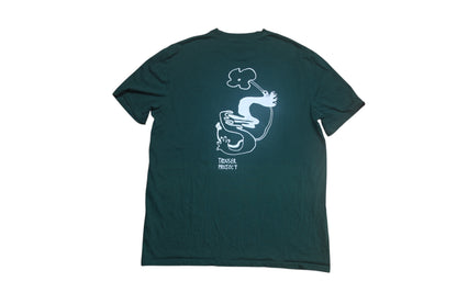 Graphic Screenprint Upcycled T-Shirt (L)