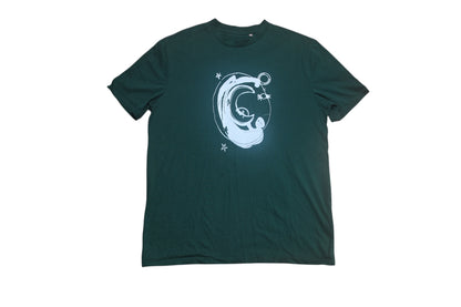 Graphic Screenprint Upcycled T-Shirt (L)