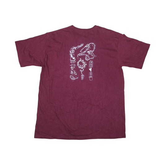 Upcycled Graphic Screenprint T-Shirt (L)