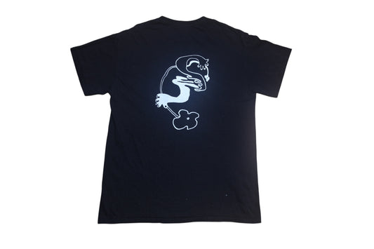 Graphic Screenprint Upcycled T-Shirt (M)