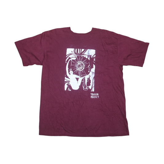 Upcycled Graphic Screenprint T-Shirt (L)