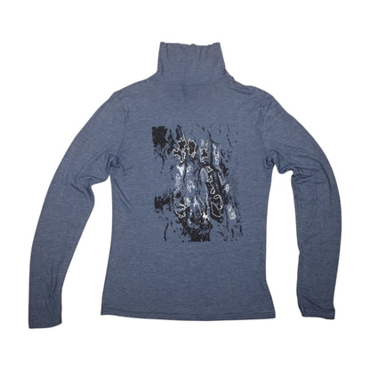 Upcycled Long Sleeve Polo Neck