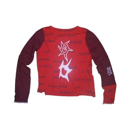 Long Sleeve Baby Tee Upcycled